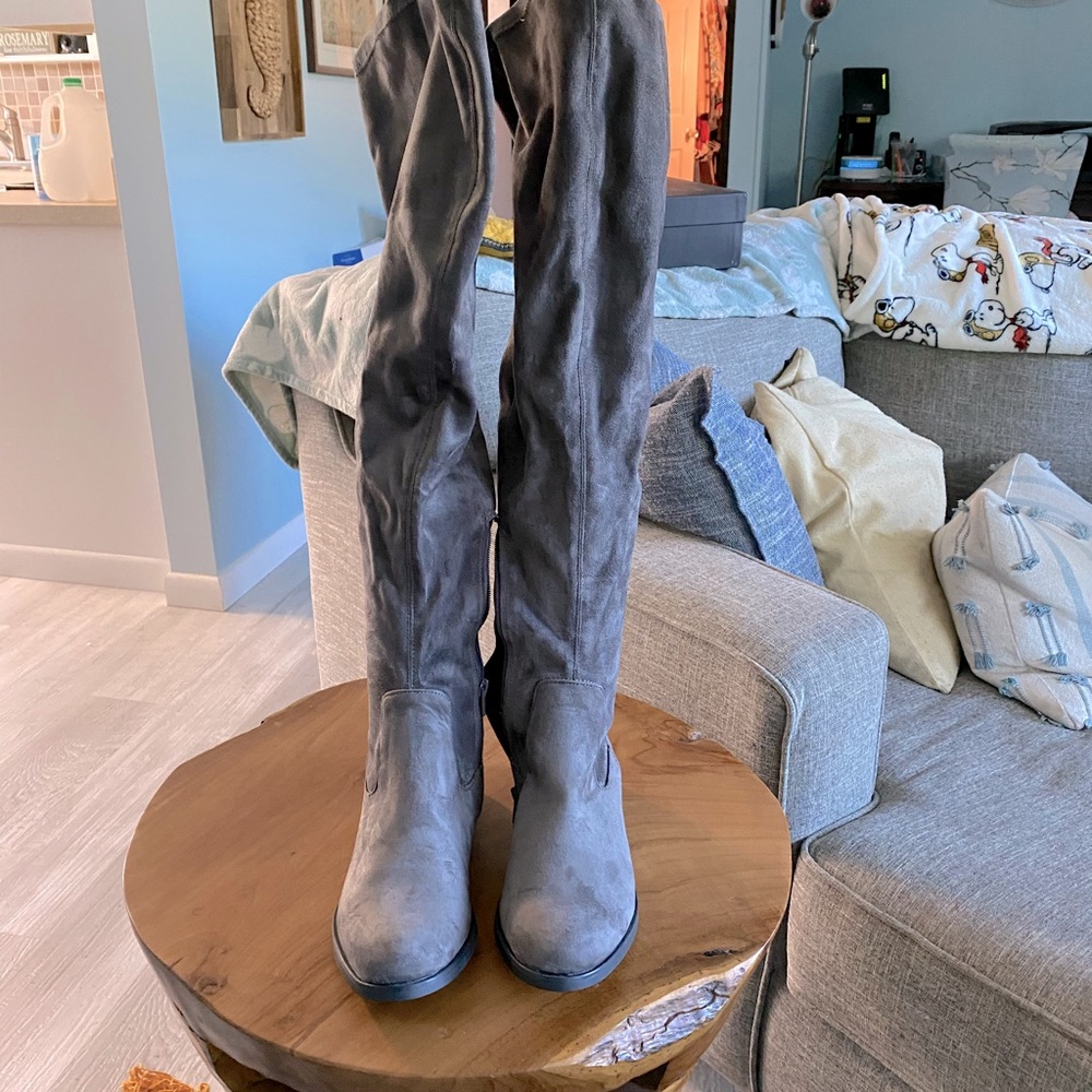 Over the Knee Suede Boots